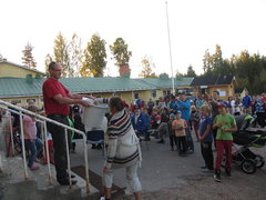 Saunan arvonta menossa